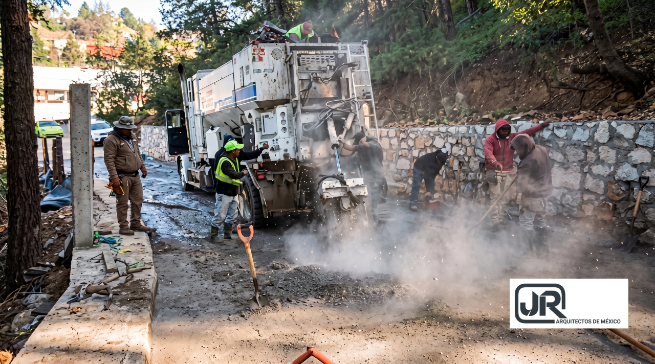 Pavimentación con concreto hidráhulico